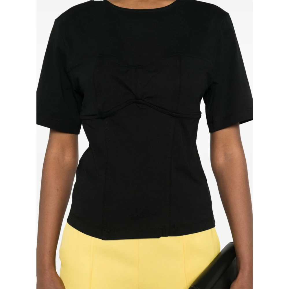 Federica Tosi T-Shirt Collectie Black Dames