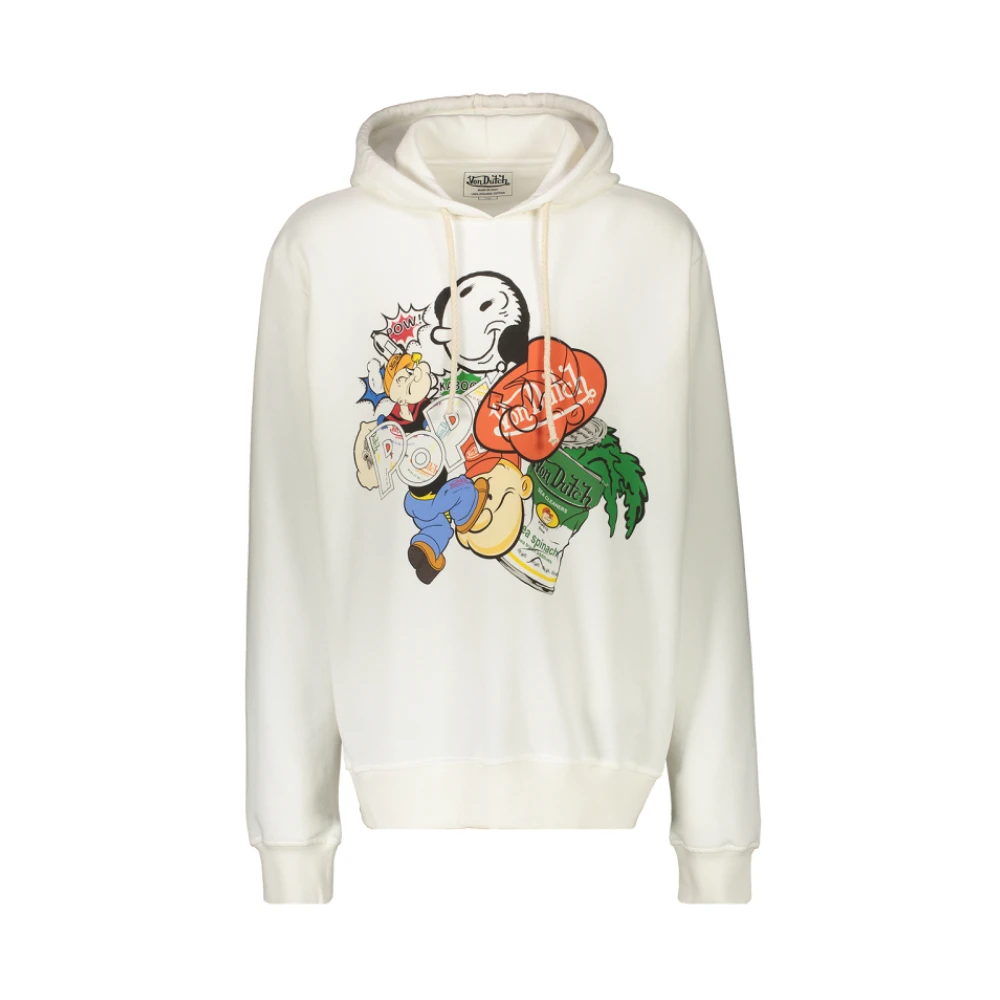 Von Dutch Popeye Lifestyle Sweatshirt White Heren