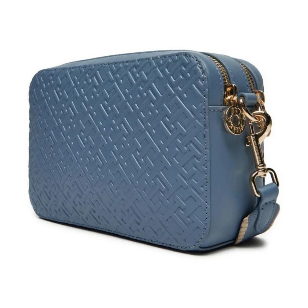 Tommy Hilfiger Stijlvolle Camera Tas voor Vrouwen Blue Dames
