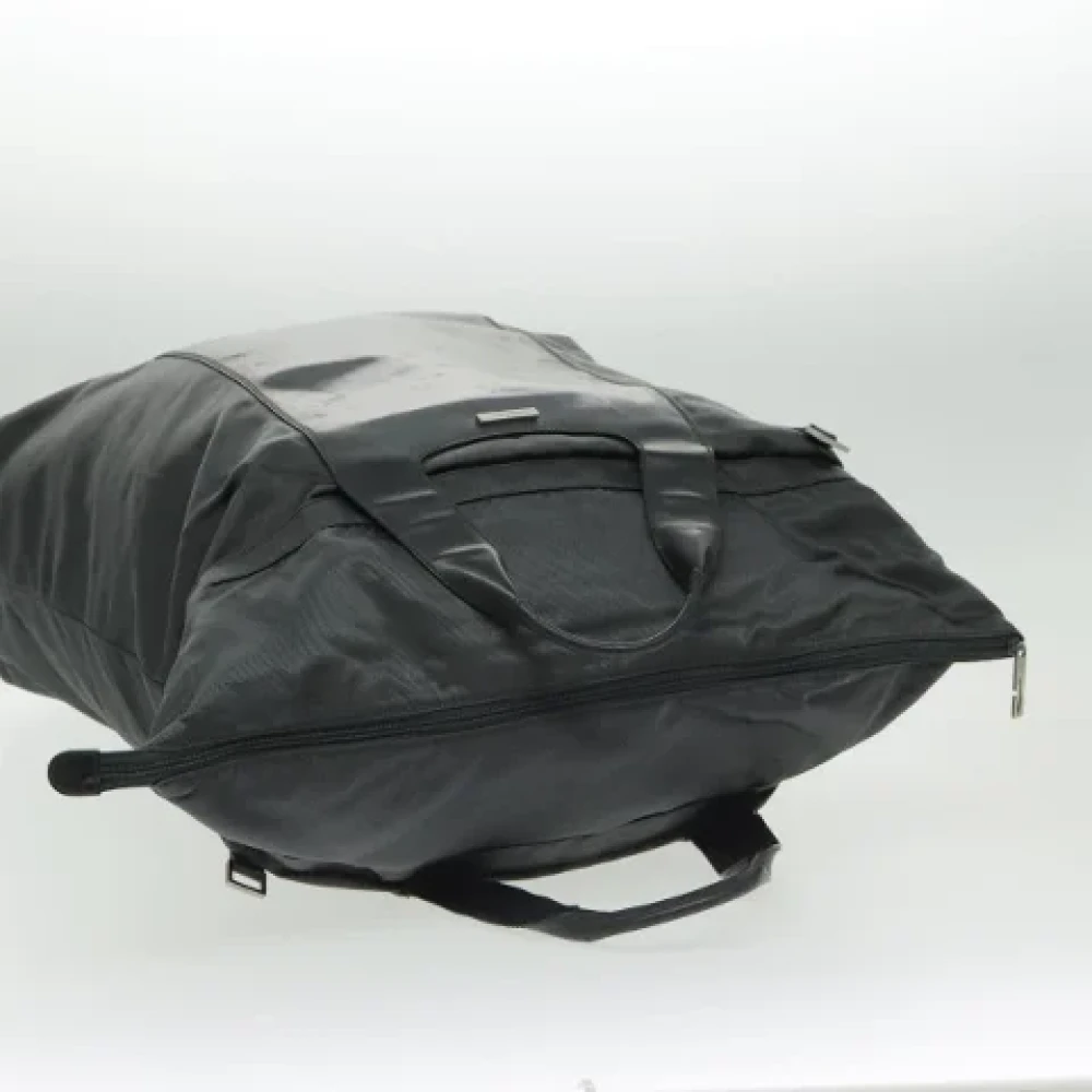 Gucci Vintage Pre-owned Nylon travel-bags Black Dames