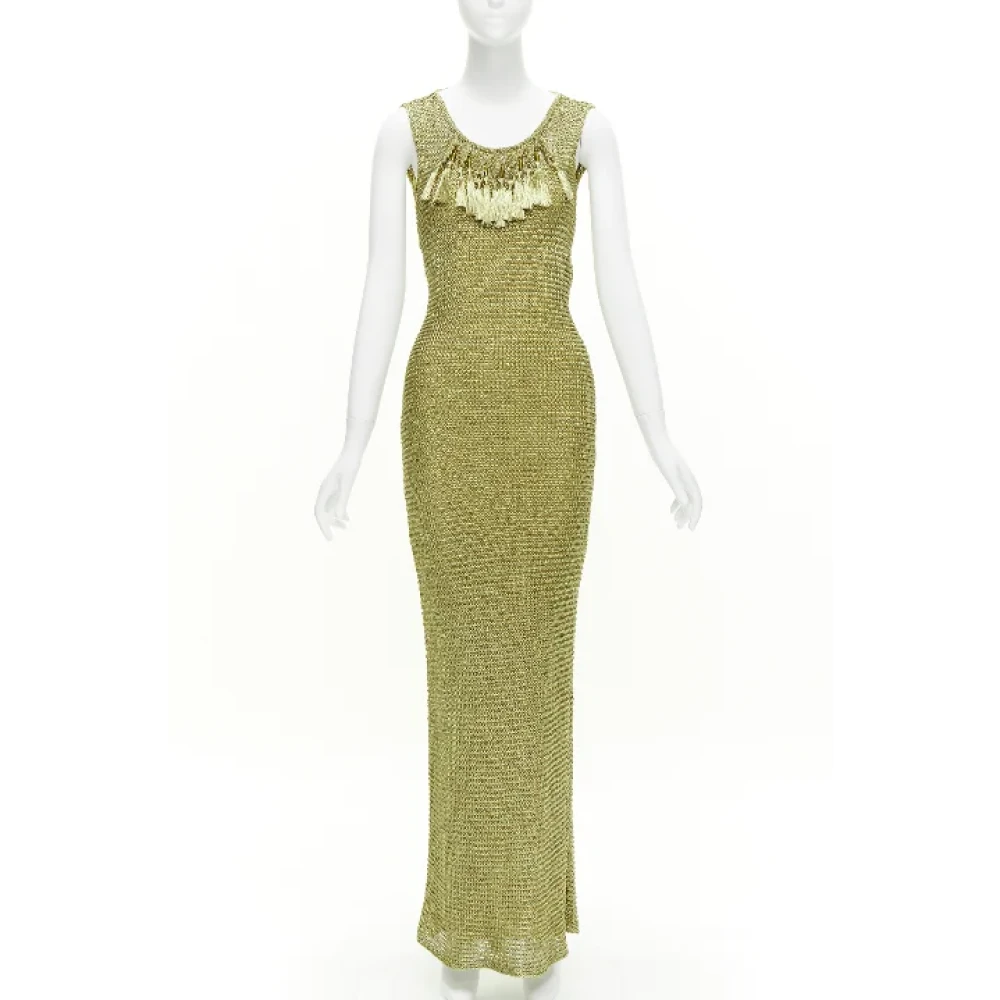 Ralph Lauren Pre-owned Fabric dresses Yellow Dames
