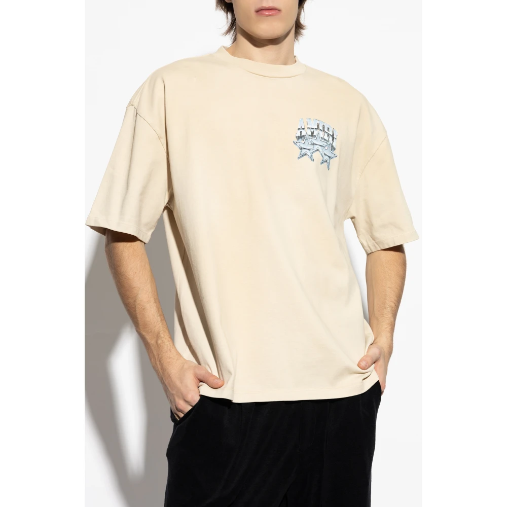Amiri T-shirt met kleurrijk print Beige Heren