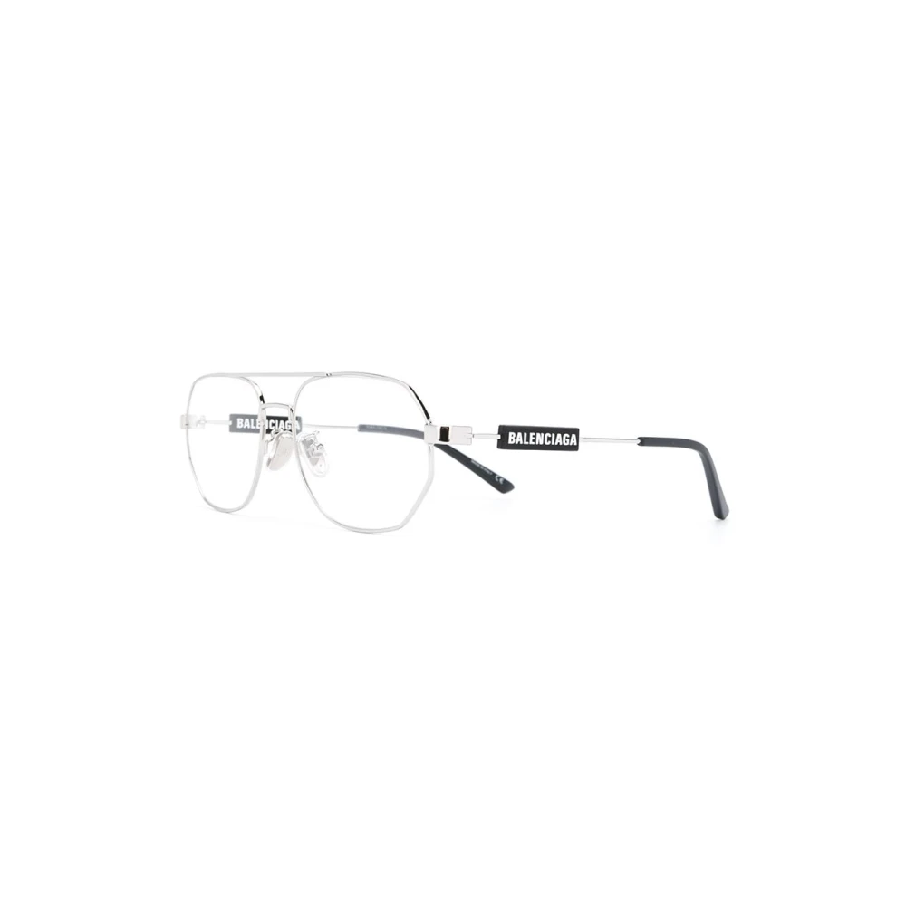 Balenciaga Unisex Gray Glasses, 57 Mm, Bb0117o 002 Optical Frame