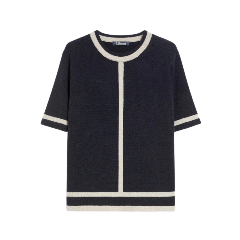 Max Mara Luxe wol en kasjmier breiwerk Blue Dames