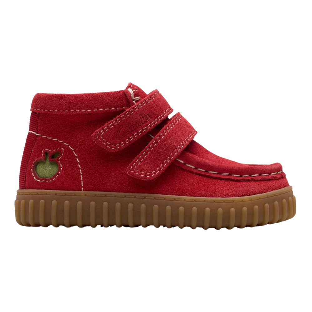 Clarks Unisex Kids Red Apple Hill Boots Size 22 Eu