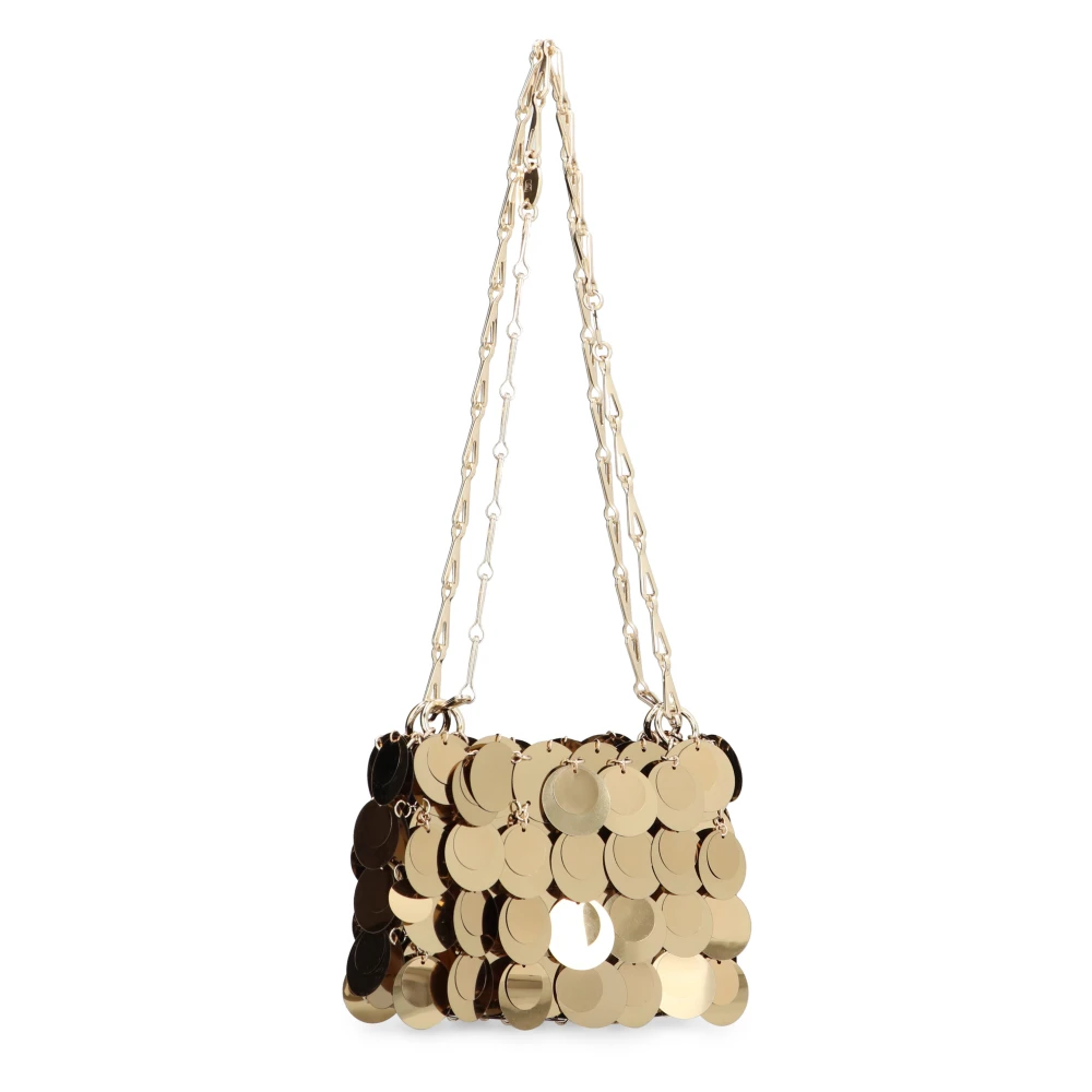 Paco Rabanne Sequin Nano Tas Yellow Dames