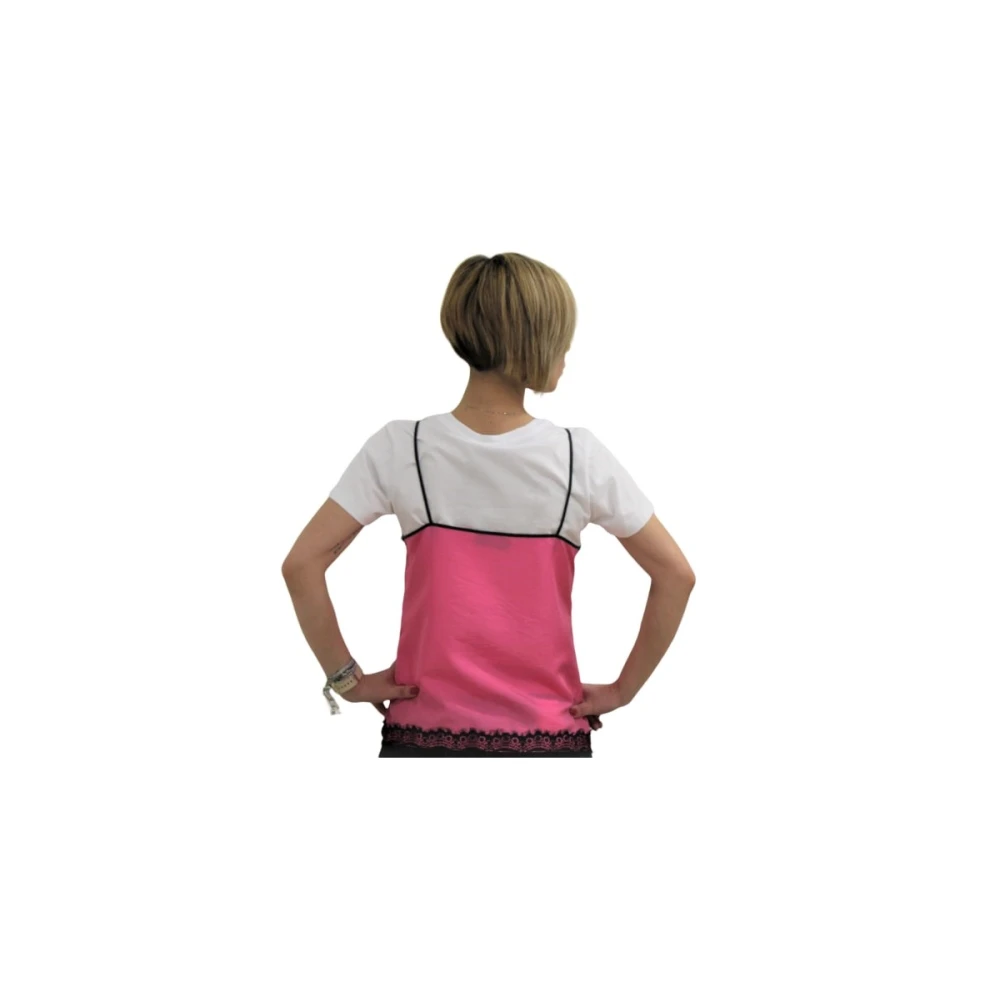 Gaëlle Paris Korte Mouw T-shirt White Dames