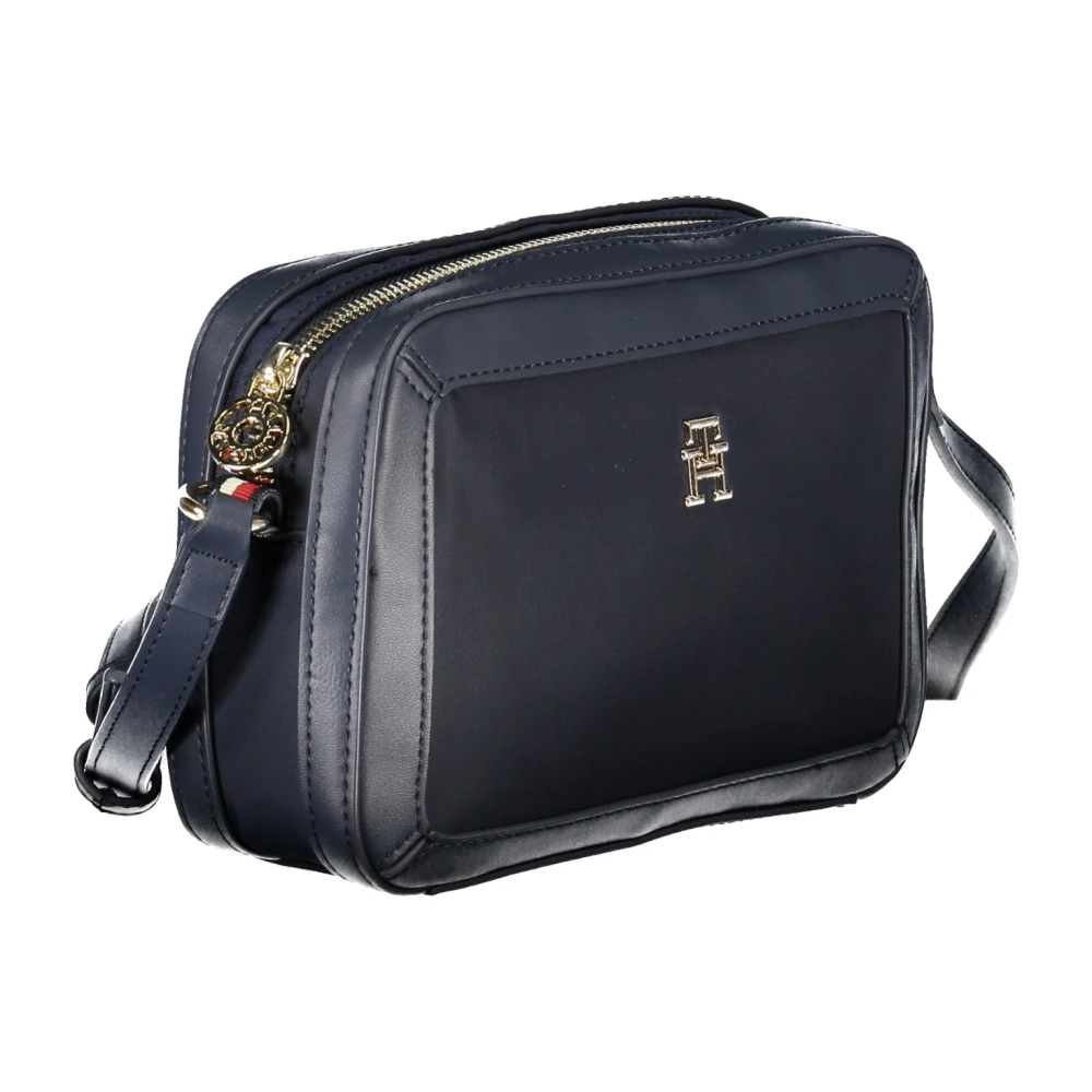 Tommy Hilfiger Blauwe Schoudertas met Ritssluiting Blue Dames