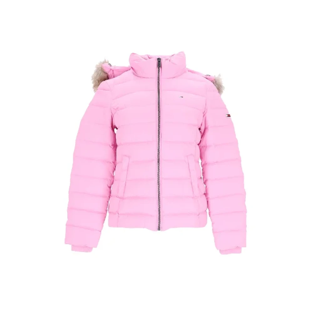 Tommy Hilfiger Pre-owned Polyester outerwear Pink Dames