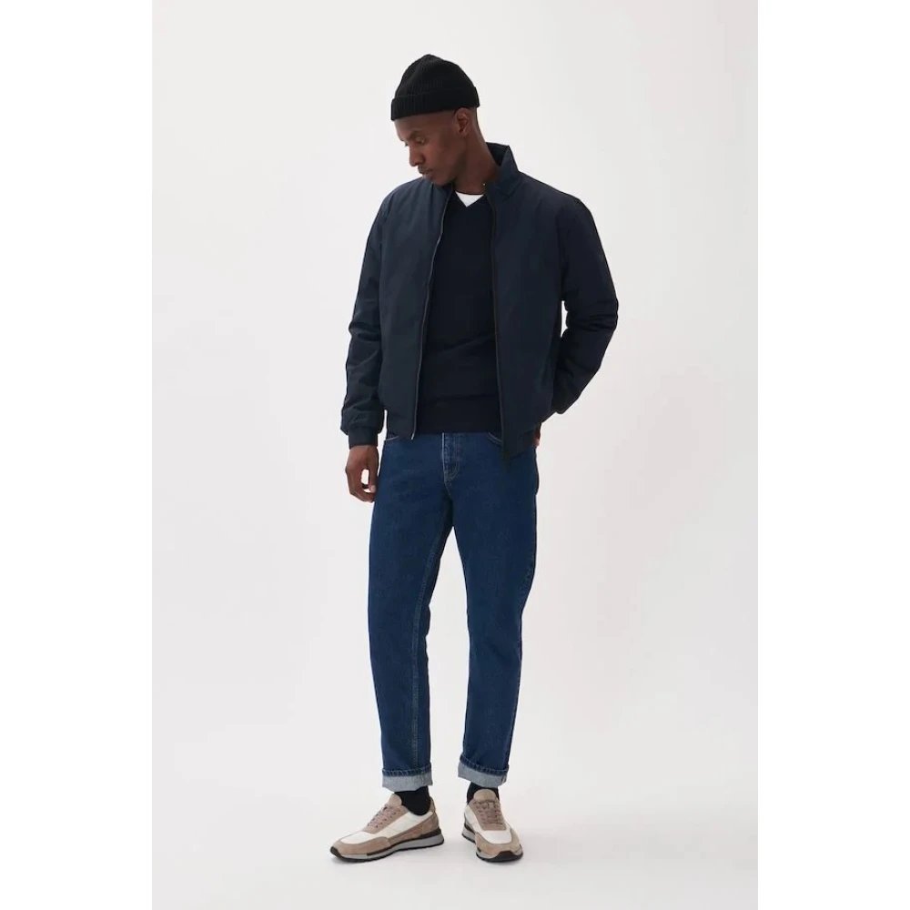Matinique Stijlvolle Blouson Jas Blue Heren