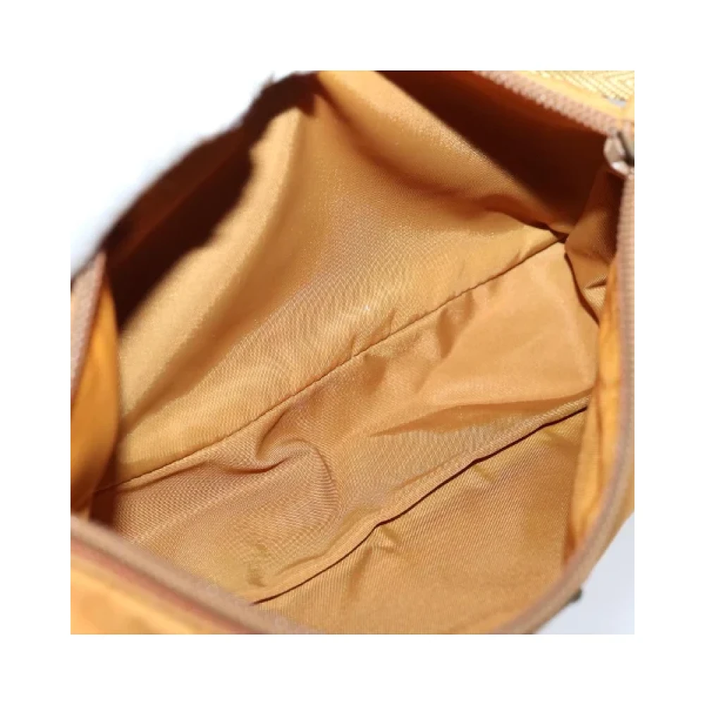 Prada Vintage Pre-owned Nylon prada-bags Orange Dames