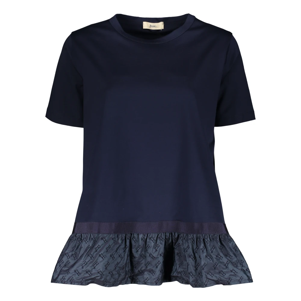 Herno - Tops > T-Shirts - Blue - Herno - Modalova