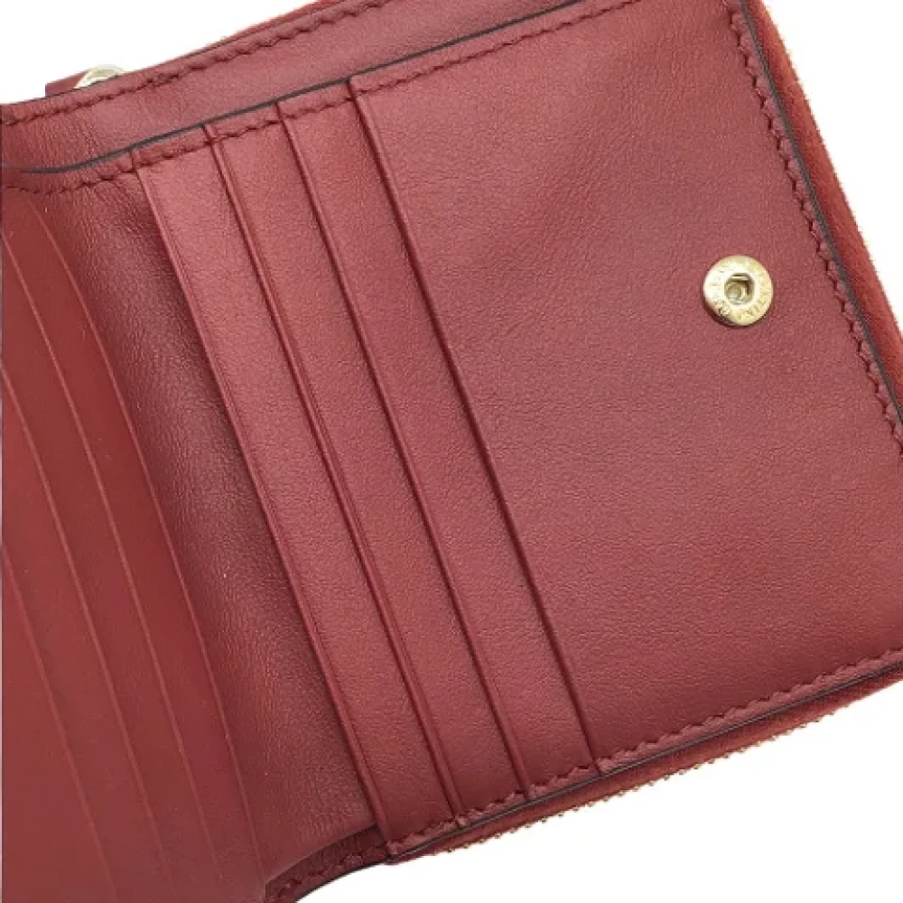 Valentino Vintage Pre-owned Leather wallets Red Dames