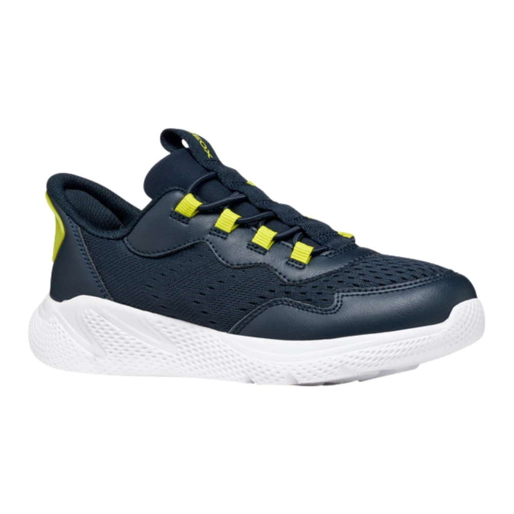 Geox Fashion Trainers - Male - Kids Sneakers - Blue - 35 Eu - Kids