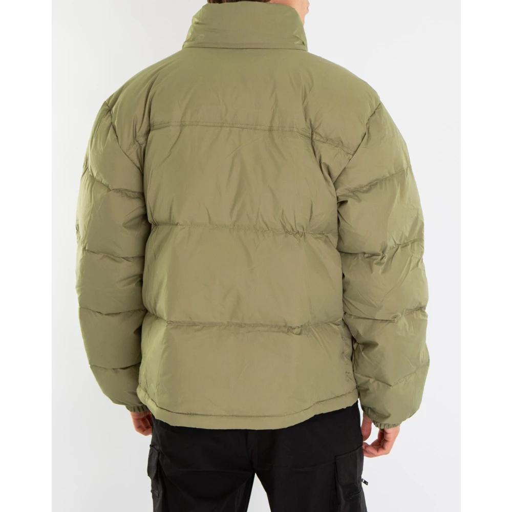 Olaf Hussein Puffer Jack voor Heren Green Heren