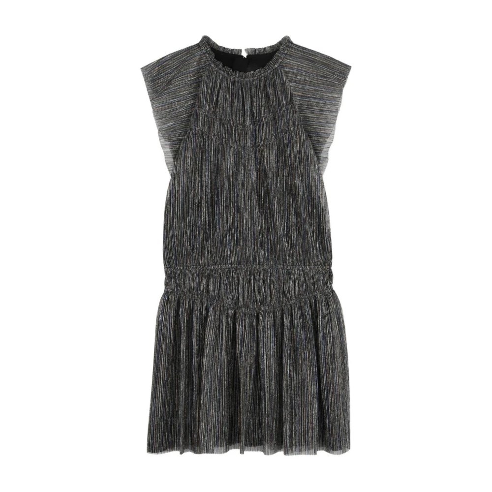 Zadig & Voltaire Unisex Kids Multicolor Kids Occasion Wear, 14 Y, Abito Girocollo Con Pieghe