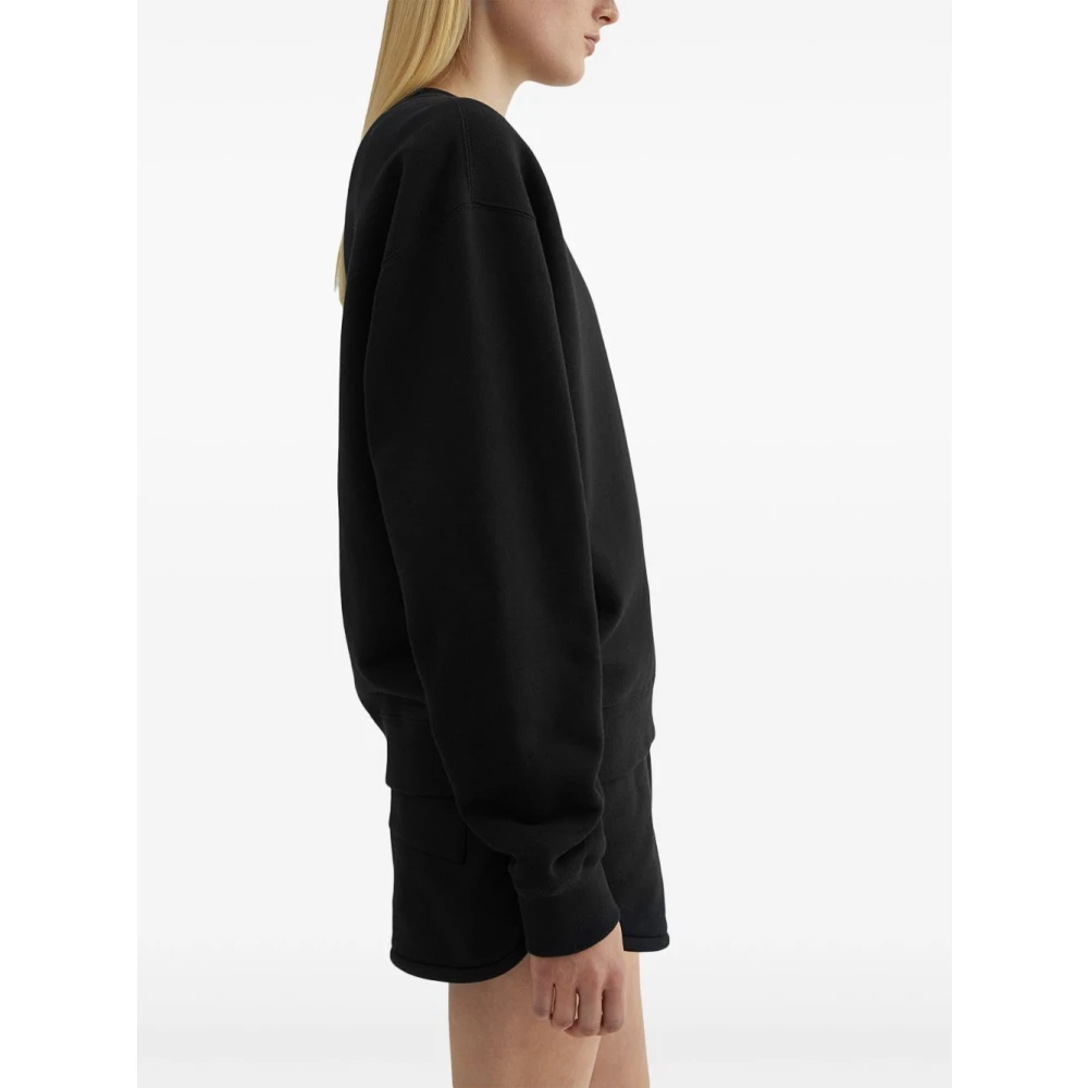 Jil Sander Zwarte Katoenen Trui Damesmode Black Dames