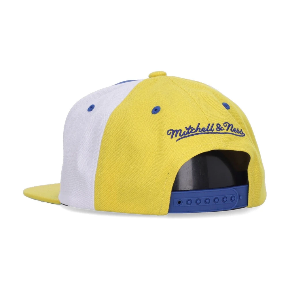Mitchell & Ness NBA Snapback Pet Blauw Geel Multicolor Heren