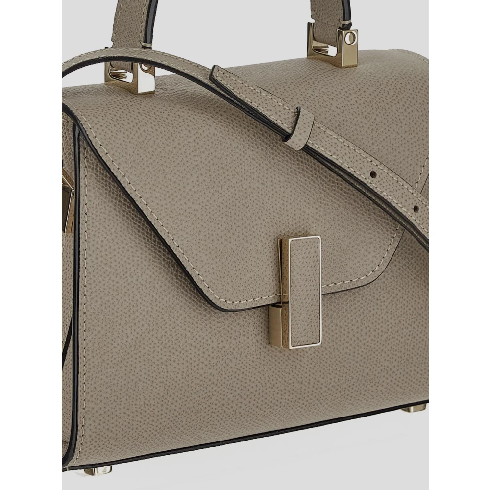 Valextra Leren Micro Tas Beige Dames