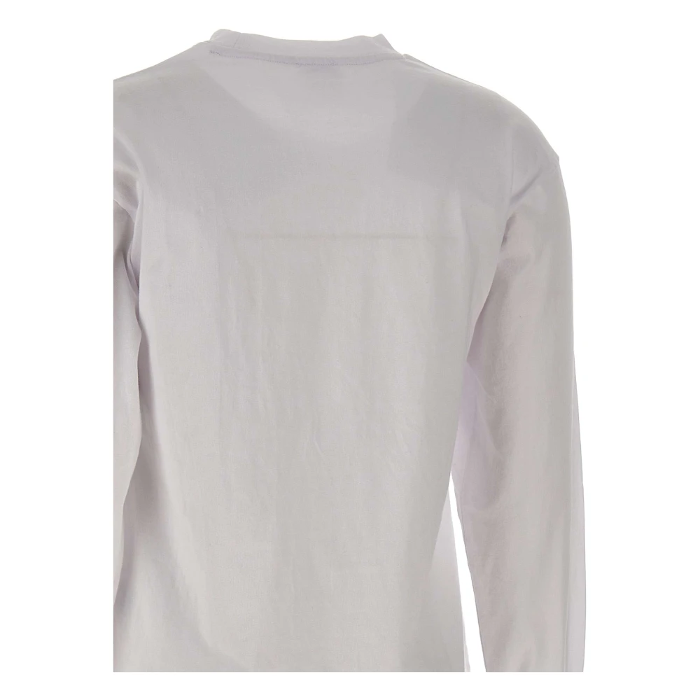 Sun68 Witte Katoenen Trui met Logoborduursel White Dames