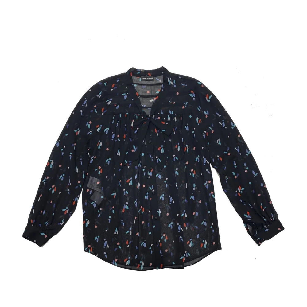 Emporio Armani Lange mouwen overhemd Black Dames