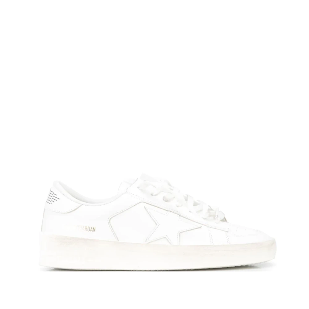 Golden Goose Witte Leren Ster Sneakers Dames Schoenen