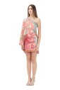 robe-courte-multicolore-a-une-epaule