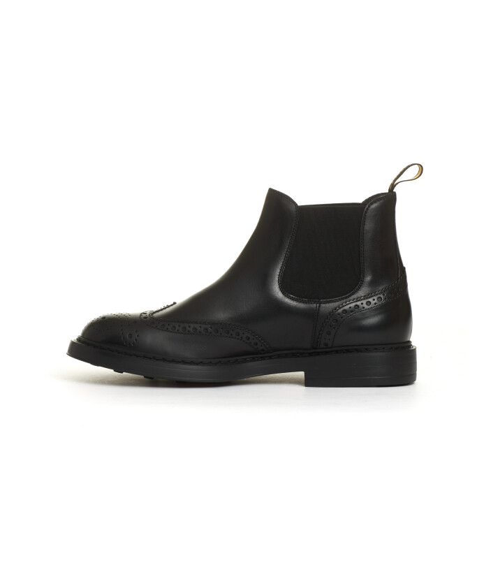 black-leather-ankle-boots