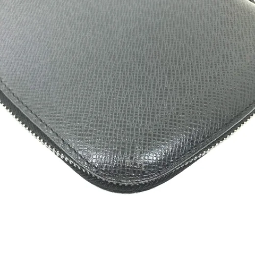 Louis Vuitton Vintage Pre-owned Leather wallets Black Dames