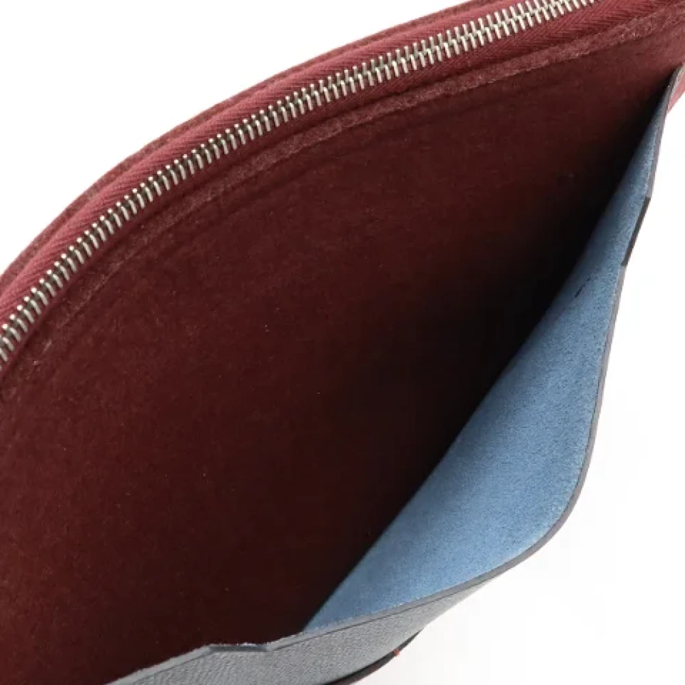 Hermès Vintage Pre-owned Canvas clutches Brown Dames