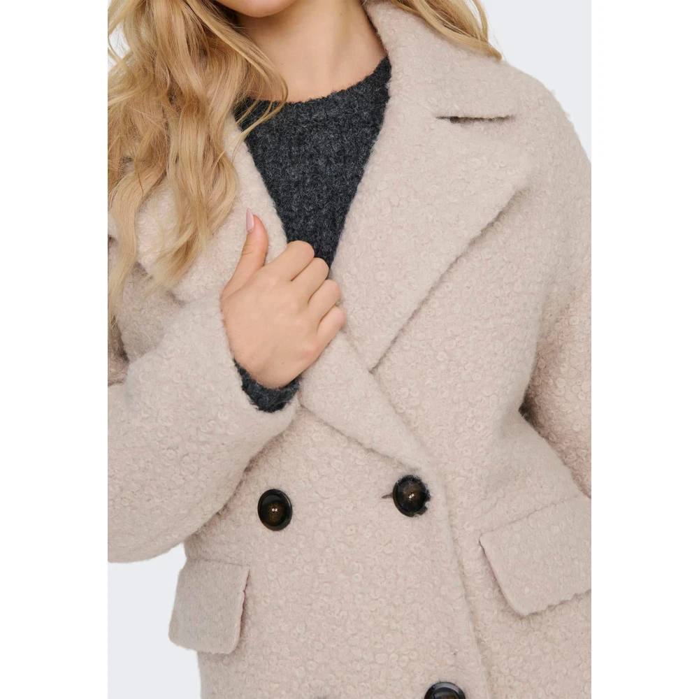 Only Stijlvolle Jas voor Mannen en Vrouwen Pink Dames