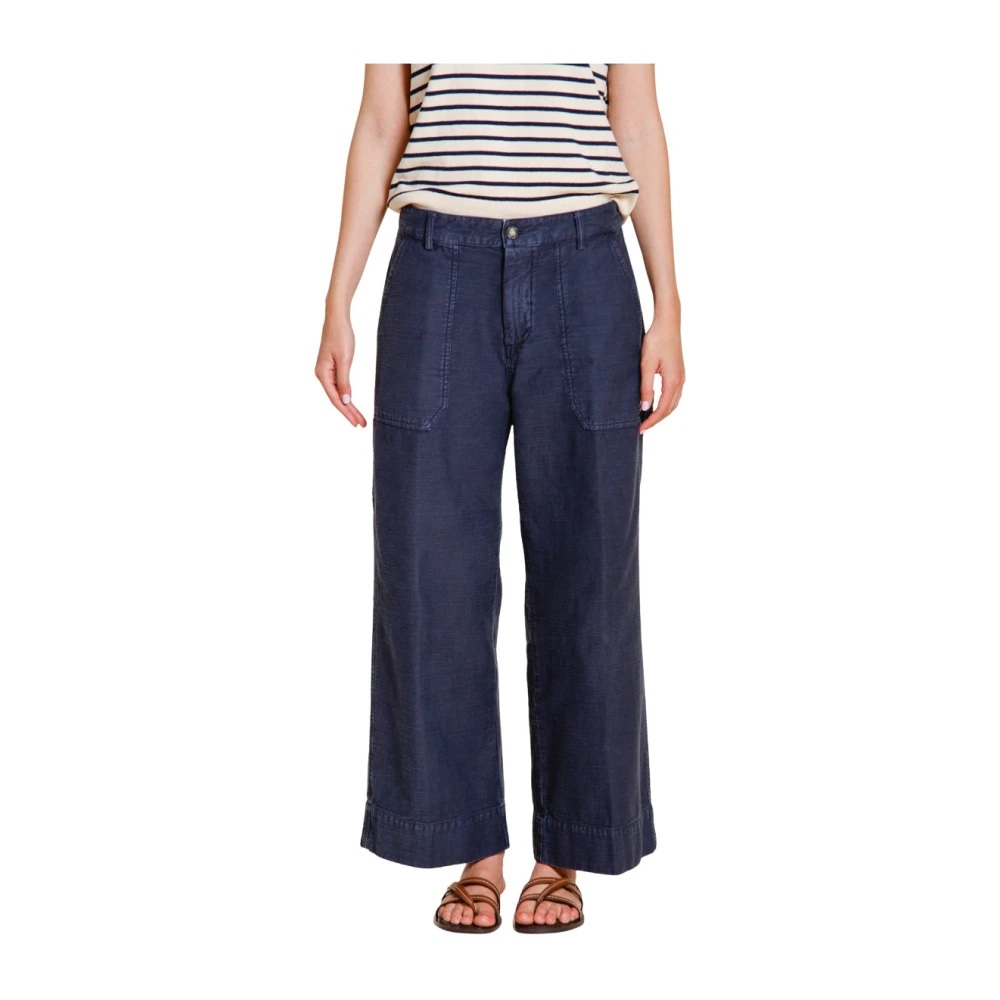 Mason's Donna Blu - Dallas Wide Cargo Pants - Trousers - M