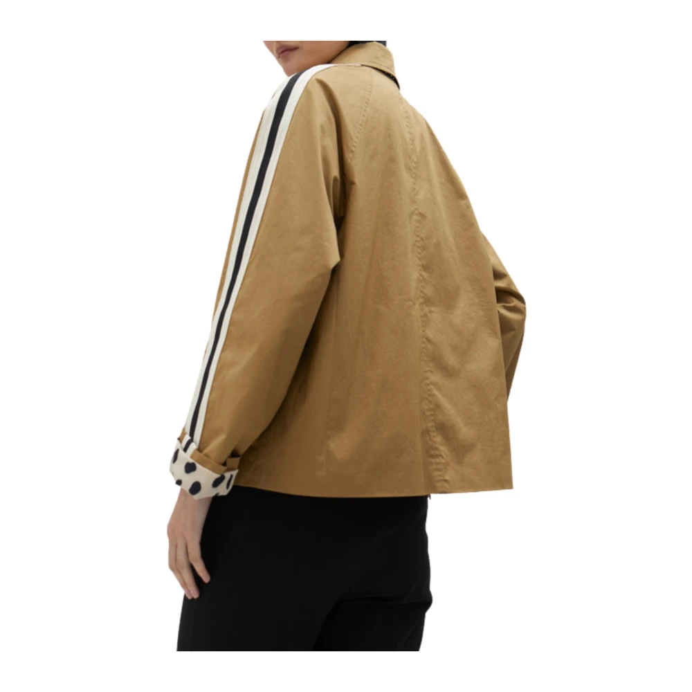 Lola Casademunt Korte trenchcoat met verstelbaar koord Brown Dames