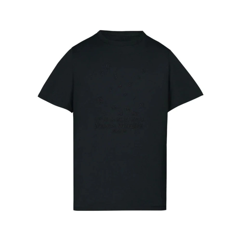 Maison Margiela Houtskool T-shirt met korte mouwen Black Heren