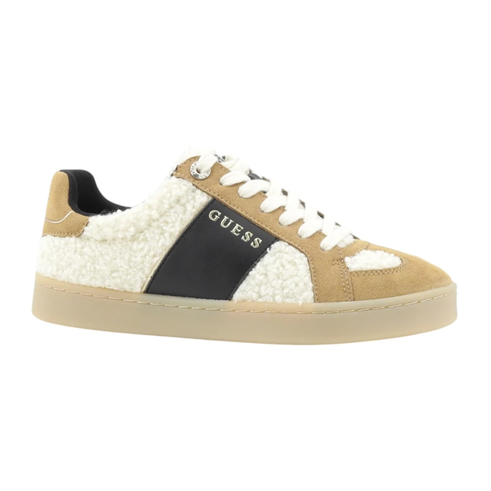 Guess Jrone Faux Fur Sneaker Dames Schoenen Veelkleurig Multicolor
