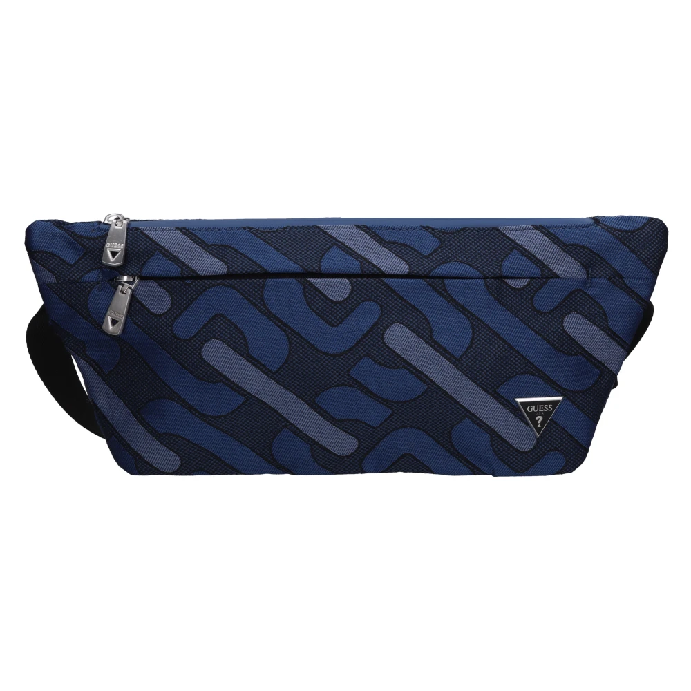 Guess Uomo Blu - Marsupio In Tessuto - Bags - One Size