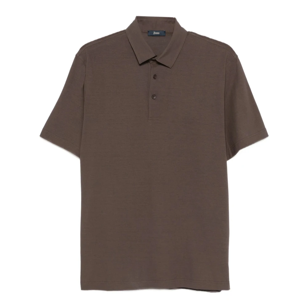 Herno Uomo Marrone Top, Xl, New,