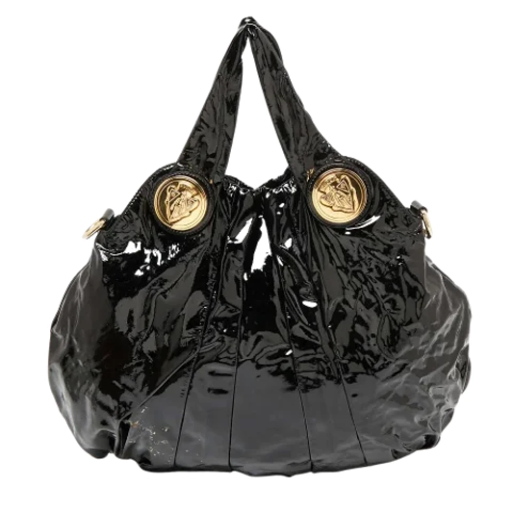 Gucci Vintage Pre-owned Leather totes Black Dames