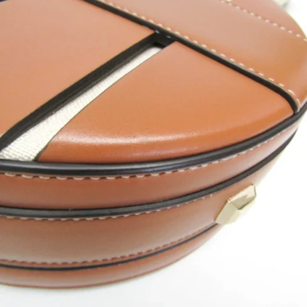 Salvatore Ferragamo Pre-owned Leather handbags Brown Dames