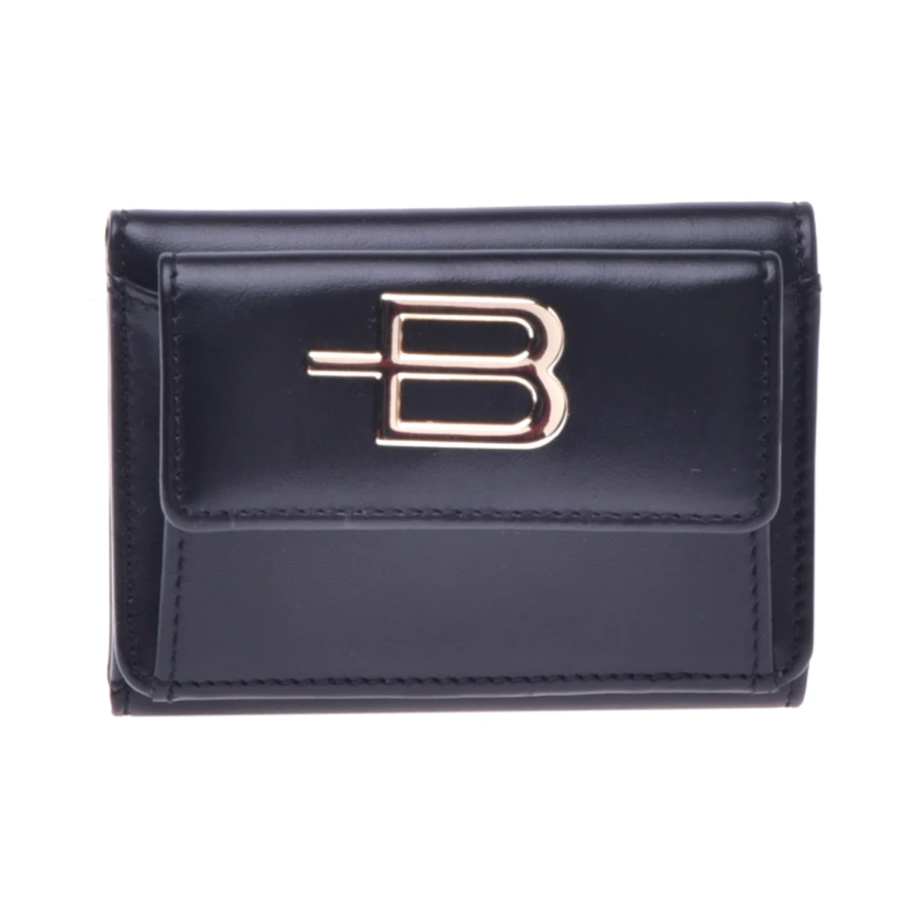 Baldinini Wallet in black leather Black Dames