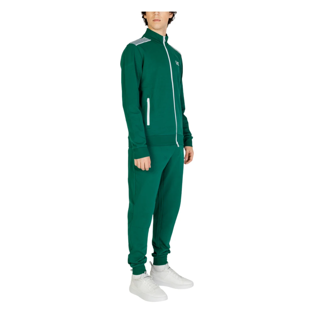 Emporio Armani EA7 Heren Tute Herfst Winter Collectie Katoen Green Heren