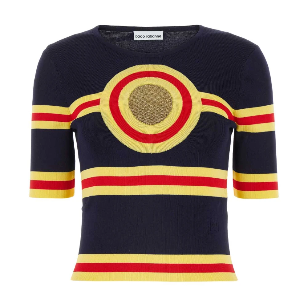 Paco Rabanne Round-neck Knitwear Multicolor Dames