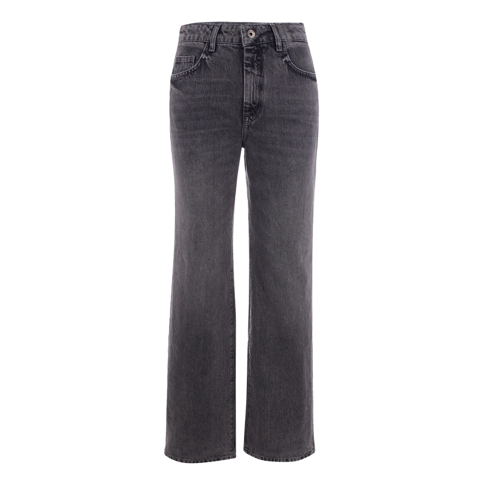 Patrizia Pepe Women's Gray Fly Flared Jeans - Flare Jeans - W30 - Jeans