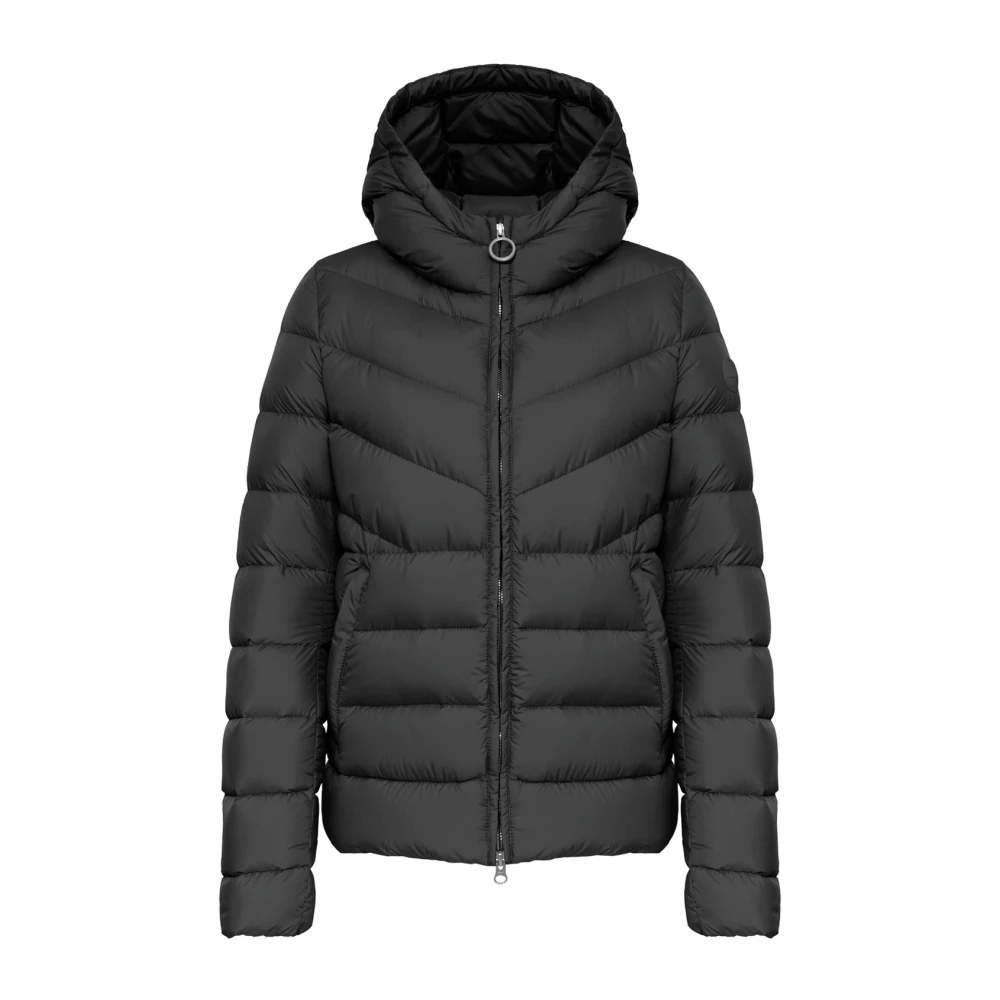Colmar Winter Hooded Jack met gewatteerd ontwerp Black Dames