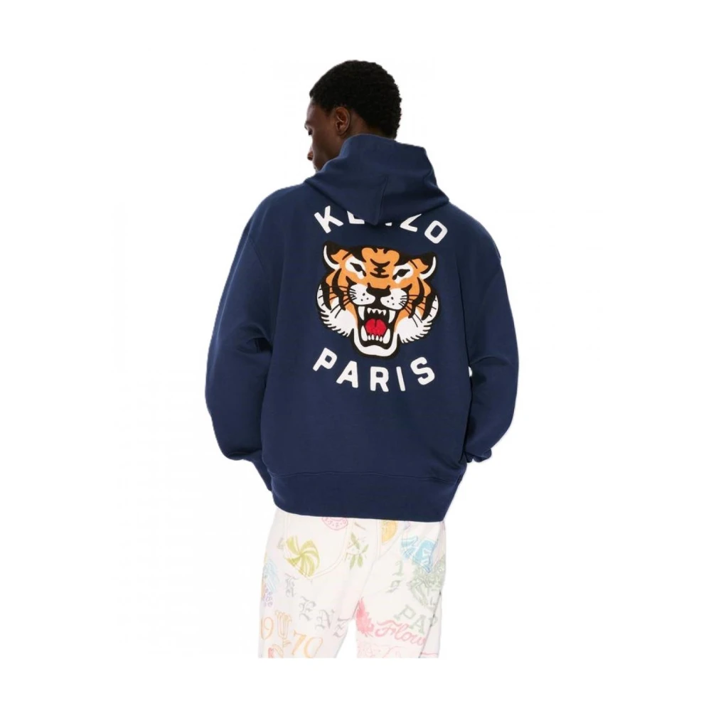 Kenzo Stijlvolle Sweatshirts en Hoodies Blue Heren