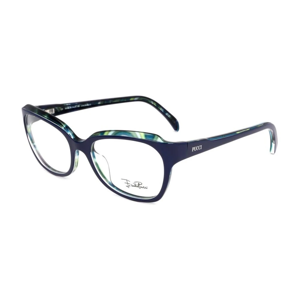 EMILIO PUCCI Blauwe Kunststof Frames Dameshorloge Blue Dames