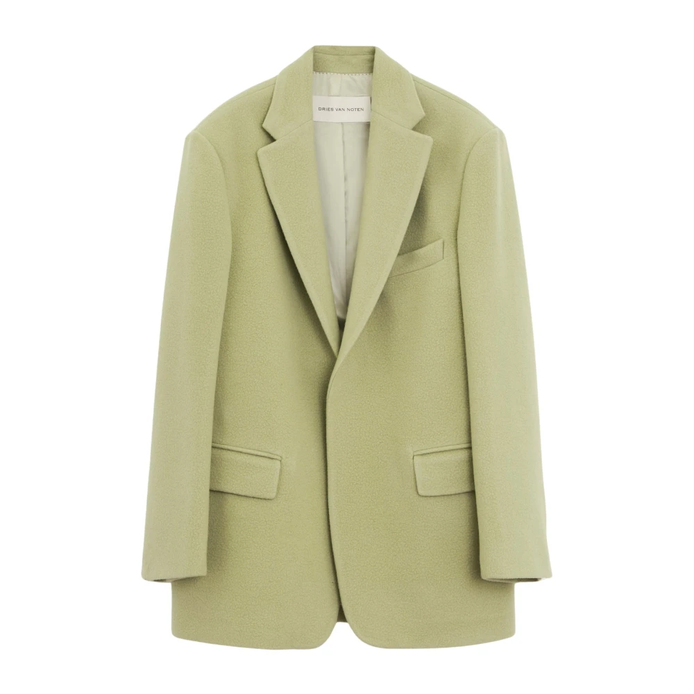 Dries Van Noten Stijlvolle Jassen voor elke gelegenheid Green Heren