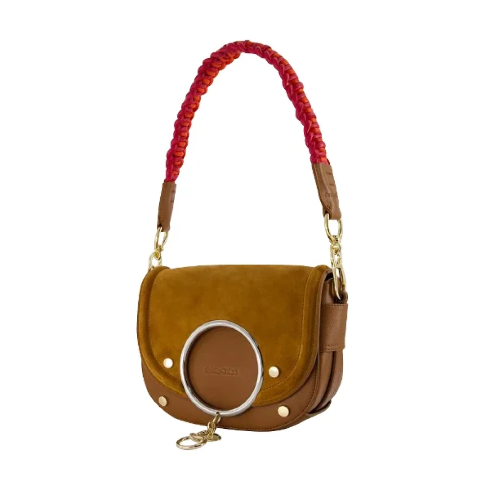 Chloé Leather shoulder-bags Brown Dames