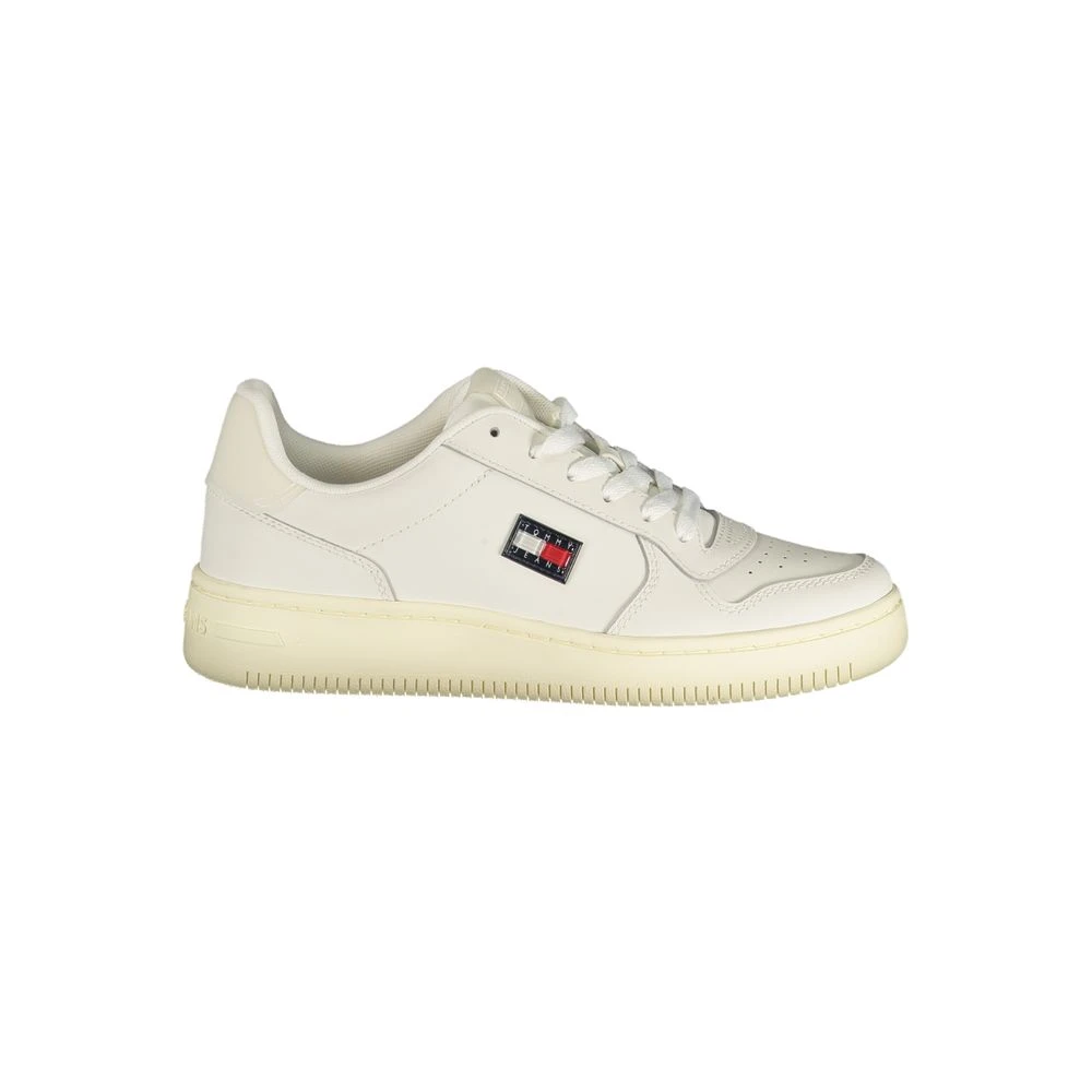 Tommy Hilfiger Women's White Sneakers, 3 Uk, Sneaker