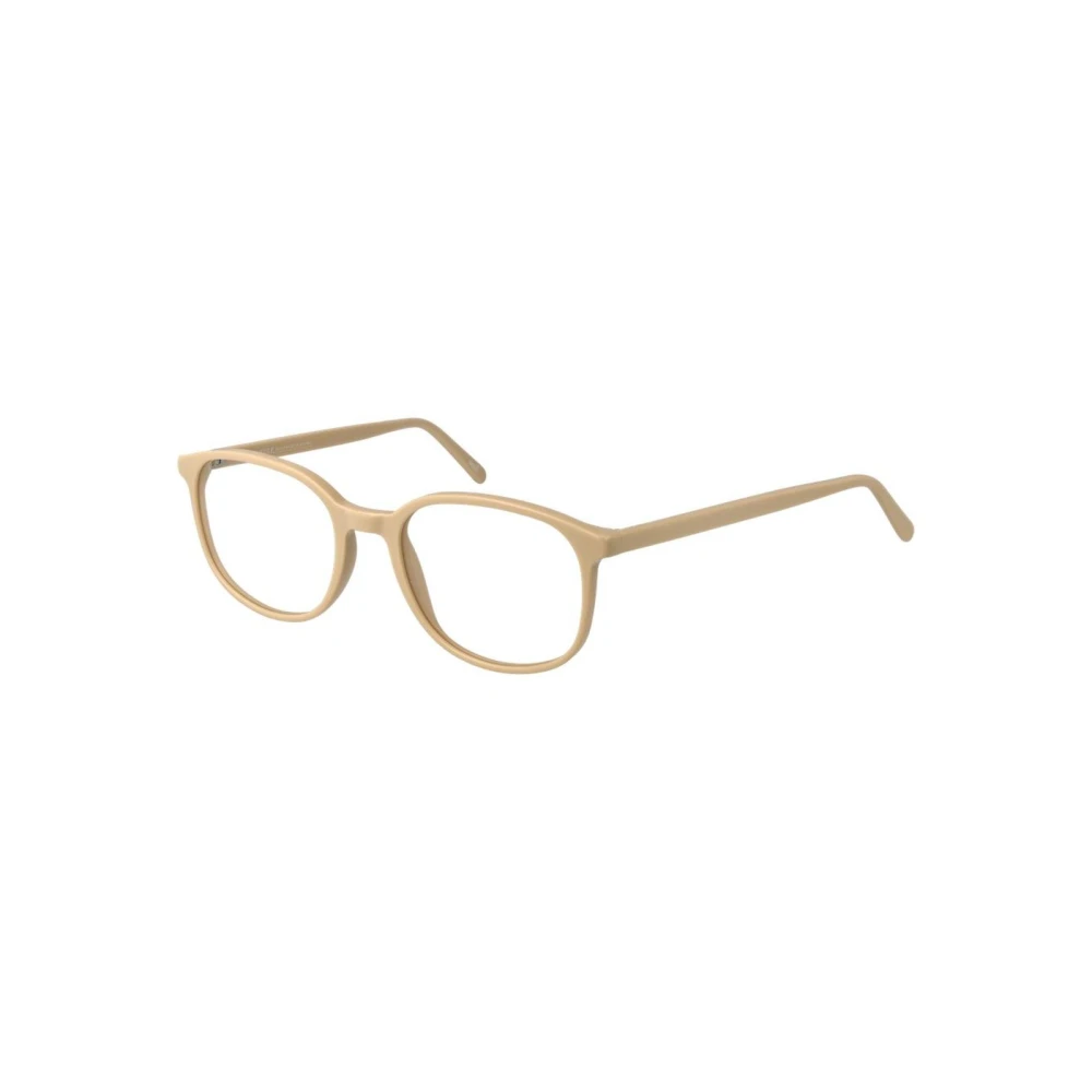 Andy Wolf Unisex Beige Stylish Acetate Optical Frames With Demo Lenses